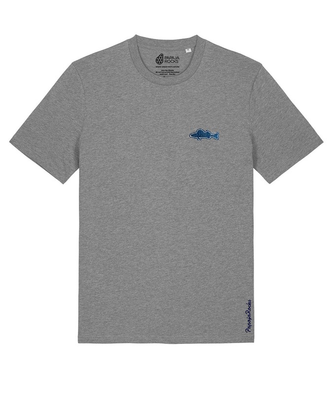 De Snoekbaars Re-Use | T-shirt Unisex | Mid-Heather Grey from PapajaRocks