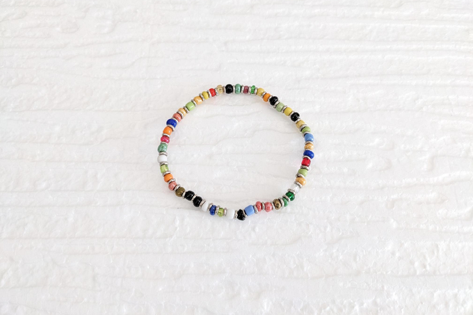 Maasai jewelry set - pearl necklace with matching earrings "Saba Long" - single item from PEARLS OF AFRICA