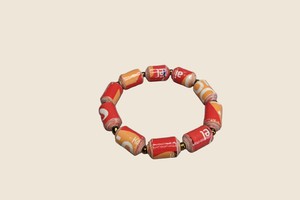 Bracelet made of cylindrical paper beads "Kribi" from PEARLS OF AFRICA