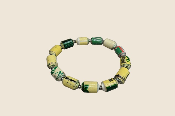Bracelet made of cylindrical paper beads "Kribi" from PEARLS OF AFRICA
