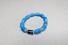 Bracelet made of cylindrical paper beads "Kribi" van PEARLS OF AFRICA