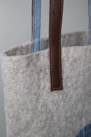 Artisan Mini Shopper Bag |  Blue Sky from Pepavana