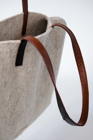 Shoulder bag Turtleneck | black mix or blond blend from Pepavana