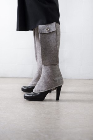 Pocket Jane Wool Felt Gaiters from Pepavana