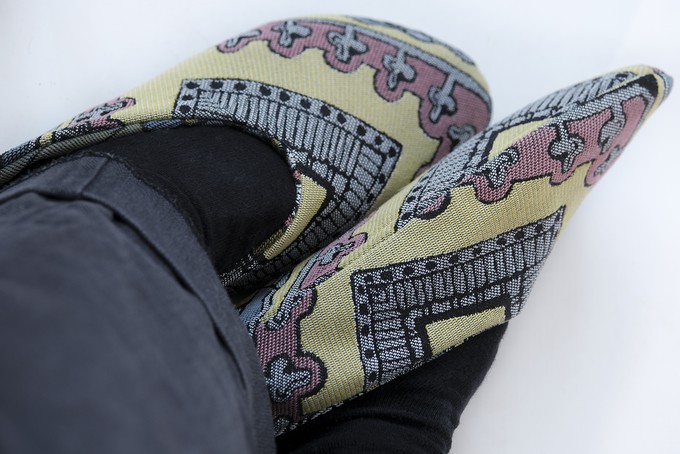 Moroccan-style carpet slippers Christie from Pepavana