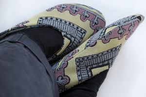 Moroccan-style carpet slippers Christie from Pepavana