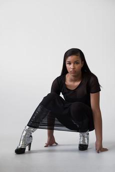 Silver Jane fake leather fashion gaiters van Pepavana