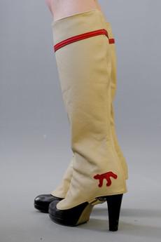 Red Stripe Gaiters via Pepavana