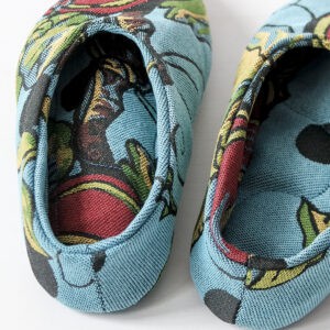 Moroccan-style carpet slippers Blue & Fruity II from Pepavana
