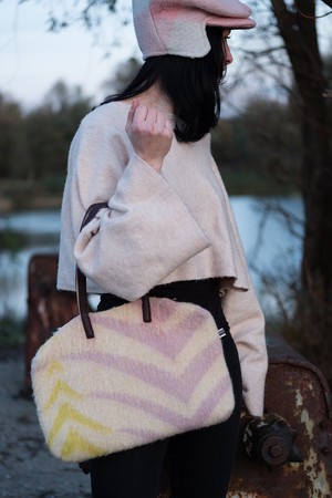 Girly Flat Hat | pink checkers from Pepavana