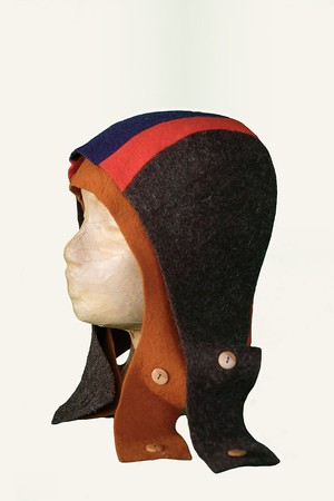 Sporty Superbalaclava from thin wool felt from Pepavana