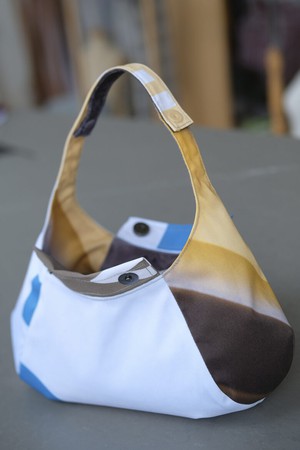 Reversible Photo Banner Bag from Pepavana