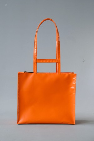 Orange Handbag with double grip from Pepavana