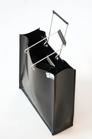 Black Retro Shopper Bag from Pepavana