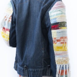 Restyled Jeans Jacket G-Star | rainbow sleeves from Pepavana