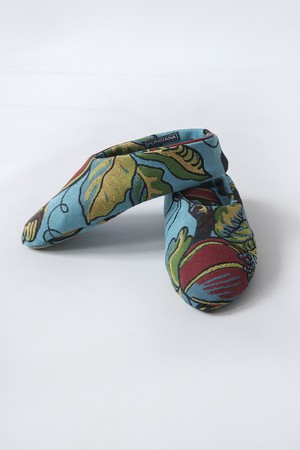 Moroccan-style carpet slippers Blue & Fruity II from Pepavana
