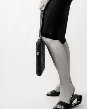 Shoulder bag Turtleneck | black mix or blond blend from Pepavana