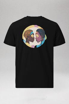 Genderless Couple T-Shirt Unisex via Pitod