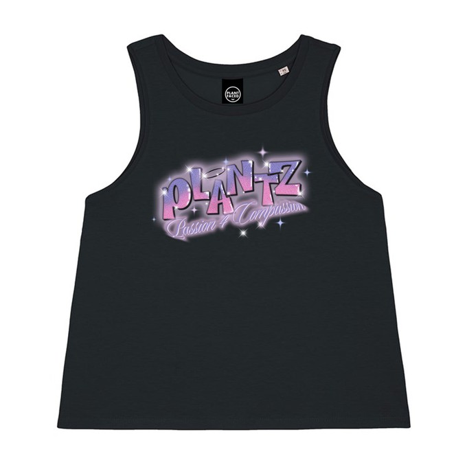 Plantz - Black Tank Top from Plant Faced Clothing