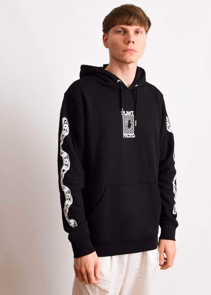 Make The Connection Hoodie - Black - ORGANIC X RECYCLED from Plant Faced Clothing