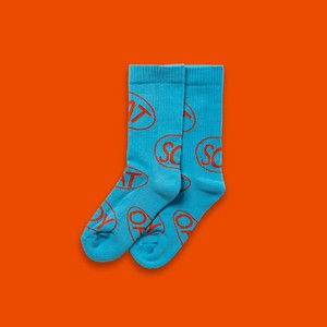 Mylk - ORGANIC Socks - Blue from Plant Faced Clothing