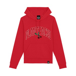Cherry Hoodie - Red - ORGANIC X RECYCLED from Plant Faced Clothing