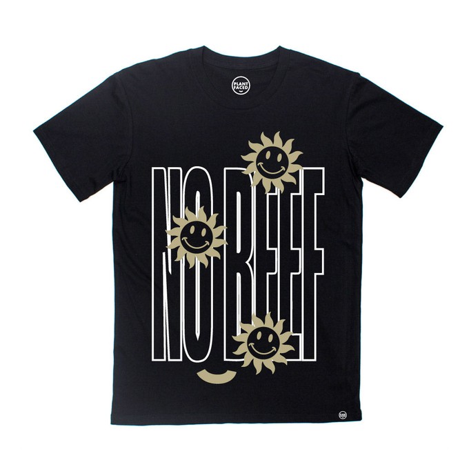 No Beef Tee - Black from Plant Faced Clothing