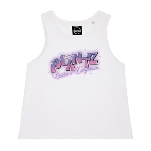 Plantz - White Tank Top from Plant Faced Clothing