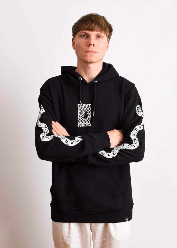 Make The Connection Hoodie - Black - ORGANIC X RECYCLED from Plant Faced Clothing