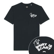 Dairy Is Scary Pocket Tee - Black T-Shirt van Plant Faced Clothing