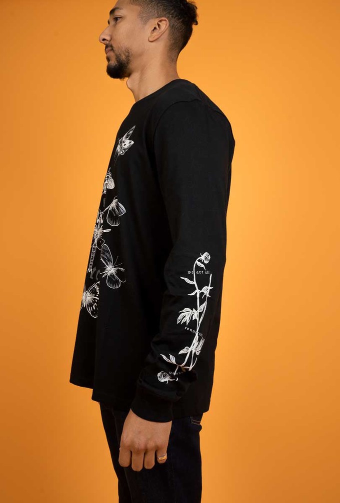 Connected - Long Sleeve - Black from Plant Faced Clothing