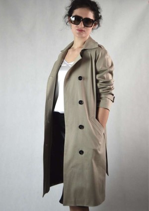 Classic Cotton Gabardine Trench Coat from Pret a Collection