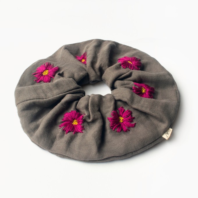 Sharmila Embroidered Scrunchie from Project Três