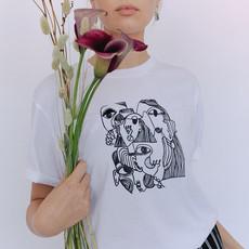 Tanya Printed Organic Cotton T-shirt van Project Três