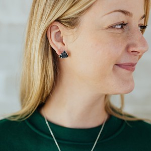 Nina Stud Soapstone Earrings from Project Três