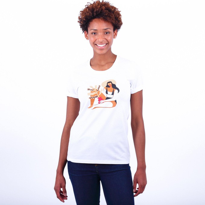 Maya Printed Organic Cotton T-shirt from Project Três