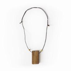 Carla Recycled Wood Necklace van Project Três
