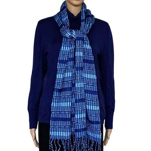Scarf Blues - Natural dyes - Beautiful & Fairtrade from Quetzal Artisan