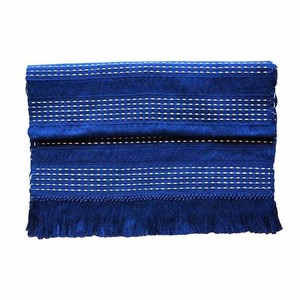 Table Runner Dark Blue - Cotton - 68" x 17" - Fairtrade from Quetzal Artisan