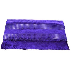 Table Runner Lilac - 68" x 17" - Handmade of Cotton and Fair from Quetzal Artisan