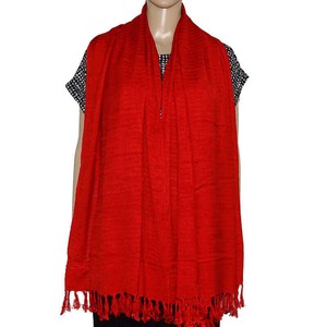Shawl Red - Natural Dyes - Stylish, Ecofriendly & Fairtrade from Quetzal Artisan