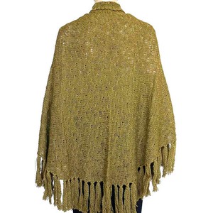 Poncho Shawl Green Olive - Alpaca Wool Triangel Shawl from Quetzal Artisan Poncho Shawl Green Olive - Alpaca Wool Triangel Shawl from Quetzal Artisan