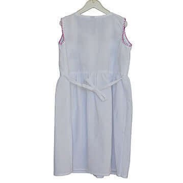 Cotton Dress Asters 10 - Size 3-4 Years - Pretty & Fairtrade from Quetzal Artisan