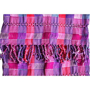 Scarf Pink Violet - Natural Dyes - Beautiful & Fairtrade from Quetzal Artisan