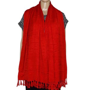 Shawl Red - Natural Dyes - Stylish, Ecofriendly & Fairtrade from Quetzal Artisan