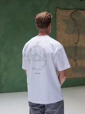 Tee - Heritage White from QURC. amsterdam