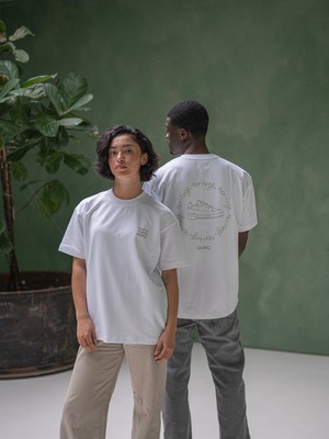 Tee - Heritage White from QURC. amsterdam