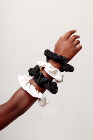 Black Sports Scrunchie from Ran By Nature
