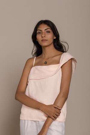 The Wandering Wave Shirt in Ice Pink from Reistor