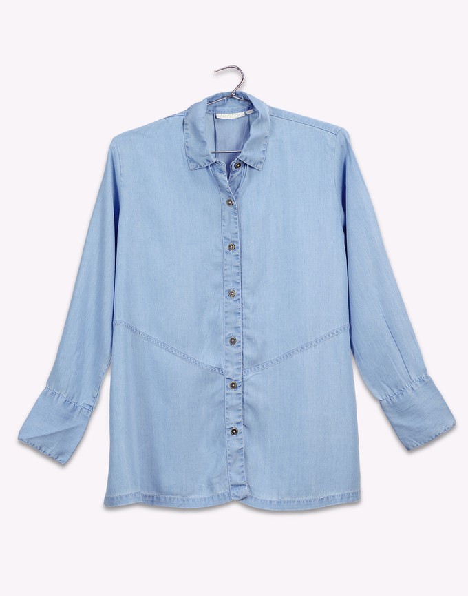 Ready for the World Shirt in Blue Denim from Reistor